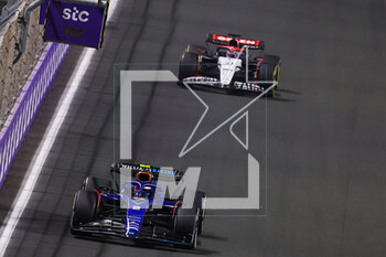 2023-03-19 - 02 SARGEANT Logan (usa), Williams Racing FW45, action during the Formula 1 STC Saudi Arabian Grand Prix 2023, 2nd round of the 2023 Formula One World Championship from March 17 to 19, 2023 on the Jeddah Corniche Circuit, in Jeddah, Saudi Arabia - F1 - SAUDI ARABIAN GRAND PRIX 2023 - RACE - FORMULA 1 - MOTORS