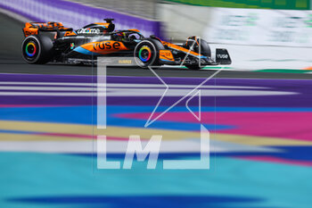 2023-03-19 - 81 PIASTRI Oscar (aus), McLaren F1 Team MCL60, action during the Formula 1 STC Saudi Arabian Grand Prix 2023, 2nd round of the 2023 Formula One World Championship from March 17 to 19, 2023 on the Jeddah Corniche Circuit, in Jeddah, Saudi Arabia - F1 - SAUDI ARABIAN GRAND PRIX 2023 - RACE - FORMULA 1 - MOTORS