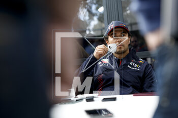 2023-03-30 - PEREZ Sergio (mex), Red Bull Racing RB19, portrait during the Formula 1 Rolex Australian Grand Prix 2023, 3rd round of the 2023 Formula One World Championship from March 31 to April 2, 2023 on the Albert Park Circuit, in Melbourne, Australia - F1 - AUSTRALIAN GRAND PRIX 2023 - FORMULA 1 - MOTORS