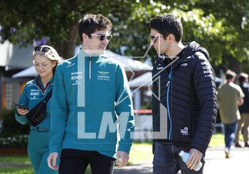 2023-03-30 - STROLL Lance (can), Aston Martin F1 Team AMR23, portrait OCON Esteban (fra), Alpine F1 Team A523, portrait during the Formula 1 Rolex Australian Grand Prix 2023, 3rd round of the 2023 Formula One World Championship from March 31 to April 2, 2023 on the Albert Park Circuit, in Melbourne, Australia - F1 - AUSTRALIAN GRAND PRIX 2023 - FORMULA 1 - MOTORS