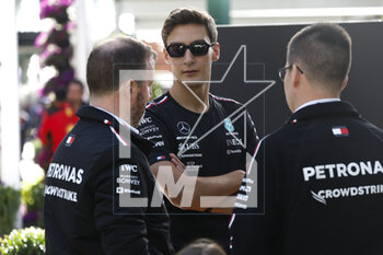 2023-03-30 - RUSSELL George (gbr), Mercedes AMG F1 Team W14, portrait during the Formula 1 Rolex Australian Grand Prix 2023, 3rd round of the 2023 Formula One World Championship from March 31 to April 2, 2023 on the Albert Park Circuit, in Melbourne, Australia - F1 - AUSTRALIAN GRAND PRIX 2023 - FORMULA 1 - MOTORS