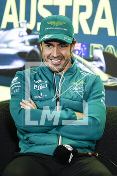 2023-03-30 - ALONSO Fernando (spa), Aston Martin F1 Team AMR23, portrait during the Formula 1 Rolex Australian Grand Prix 2023, 3rd round of the 2023 Formula One World Championship from March 31 to April 2, 2023 on the Albert Park Circuit, in Melbourne, Australia - F1 - AUSTRALIAN GRAND PRIX 2023 - FORMULA 1 - MOTORS