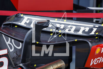 2023-03-31 - Scuderia Ferrari SF-23, mechanical detail DRS system during the Formula 1 Rolex Australian Grand Prix 2023, 3rd round of the 2023 Formula One World Championship from March 31 to April 2, 2023 on the Albert Park Circuit, in Melbourne, Australia - F1 - AUSTRALIAN GRAND PRIX 2023 - FORMULA 1 - MOTORS