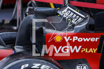 2023-03-31 - Scuderia Ferrari SF-23, mechanical detail DRS system during the Formula 1 Rolex Australian Grand Prix 2023, 3rd round of the 2023 Formula One World Championship from March 31 to April 2, 2023 on the Albert Park Circuit, in Melbourne, Australia - F1 - AUSTRALIAN GRAND PRIX 2023 - FORMULA 1 - MOTORS