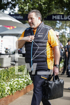 2023-03-31 - BROWN Zak (usa), CEO of of McLaren Racing, portrait during the Formula 1 Rolex Australian Grand Prix 2023, 3rd round of the 2023 Formula One World Championship from March 31 to April 2, 2023 on the Albert Park Circuit, in Melbourne, Australia - F1 - AUSTRALIAN GRAND PRIX 2023 - FORMULA 1 - MOTORS