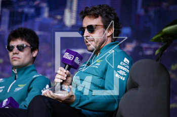 2023-03-31 - ALONSO Fernando (spa), Aston Martin F1 Team AMR23, portrait during the Formula 1 Rolex Australian Grand Prix 2023, 3rd round of the 2023 Formula One World Championship from March 31 to April 2, 2023 on the Albert Park Circuit, in Melbourne, Australia - F1 - AUSTRALIAN GRAND PRIX 2023 - FORMULA 1 - MOTORS