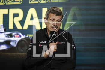 2023-03-31 - STEINER Guenther (ita), Team Principal of Haas F1 team, portrait during the Formula 1 Rolex Australian Grand Prix 2023, 3rd round of the 2023 Formula One World Championship from March 31 to April 2, 2023 on the Albert Park Circuit, in Melbourne, Australia - F1 - AUSTRALIAN GRAND PRIX 2023 - FORMULA 1 - MOTORS