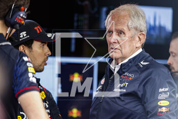2023-03-31 - PEREZ Sergio (mex), Red Bull Racing RB19, portrait MARKO Helmut (aut), Drivers’ Manager of Red Bull Racing, portrait during the Formula 1 Rolex Australian Grand Prix 2023, 3rd round of the 2023 Formula One World Championship from March 31 to April 2, 2023 on the Albert Park Circuit, in Melbourne, Australia - F1 - AUSTRALIAN GRAND PRIX 2023 - FORMULA 1 - MOTORS