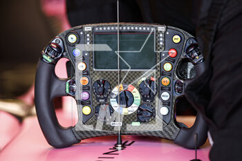 2023-03-31 - Alpine F1 Team A523, mechanical detail steering wheel, volant, during the Formula 1 Rolex Australian Grand Prix 2023, 3rd round of the 2023 Formula One World Championship from March 31 to April 2, 2023 on the Albert Park Circuit, in Melbourne, Australia - F1 - AUSTRALIAN GRAND PRIX 2023 - FORMULA 1 - MOTORS