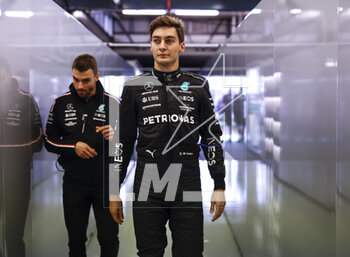2023-03-31 - RUSSELL George (gbr), Mercedes AMG F1 Team W14, portrait during the Formula 1 Rolex Australian Grand Prix 2023, 3rd round of the 2023 Formula One World Championship from March 31 to April 2, 2023 on the Albert Park Circuit, in Melbourne, Australia - F1 - AUSTRALIAN GRAND PRIX 2023 - FORMULA 1 - MOTORS