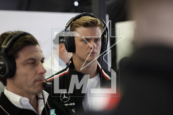 2023-03-31 - WOLFF Toto (aut), Team Principal & CEO of Mercedes AMG F1 Team, portrait SCHUMACHER Mick (ger), Reserve Driver of Mercedes AMG F1 Team, portrait during the Formula 1 Rolex Australian Grand Prix 2023, 3rd round of the 2023 Formula One World Championship from March 31 to April 2, 2023 on the Albert Park Circuit, in Melbourne, Australia - F1 - AUSTRALIAN GRAND PRIX 2023 - FORMULA 1 - MOTORS