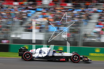 2023-04-01 - 22 TSUNODA Yuki (jap), Scuderia AlphaTauri AT04, action during the Formula 1 Rolex Australian Grand Prix 2023, 3rd round of the 2023 Formula One World Championship from March 31 to April 2, 2023 on the Albert Park Circuit, in Melbourne, Australia - F1 - AUSTRALIAN GRAND PRIX 2023 - FORMULA 1 - MOTORS