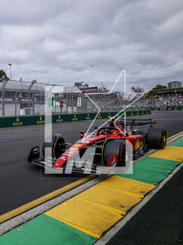 2023-04-01 - 55 SAINZ Carlos (spa), Scuderia Ferrari SF-23, action during the Formula 1 Rolex Australian Grand Prix 2023, 3rd round of the 2023 Formula One World Championship from March 31 to April 2, 2023 on the Albert Park Circuit, in Melbourne, Australia - F1 - AUSTRALIAN GRAND PRIX 2023 - FORMULA 1 - MOTORS