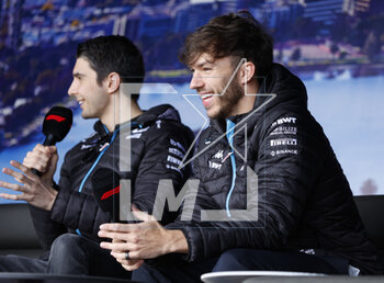 2023-04-01 - GASLY Pierre (fra), Alpine F1 Team A523, portrait OCON Esteban (fra), Alpine F1 Team A523, portrait during the Formula 1 Rolex Australian Grand Prix 2023, 3rd round of the 2023 Formula One World Championship from March 31 to April 2, 2023 on the Albert Park Circuit, in Melbourne, Australia - F1 - AUSTRALIAN GRAND PRIX 2023 - FORMULA 1 - MOTORS