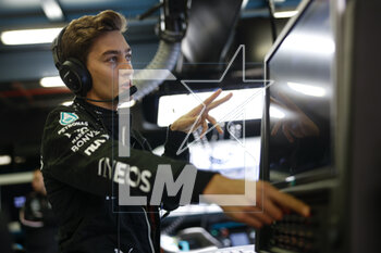 2023-04-01 - RUSSELL George (gbr), Mercedes AMG F1 Team W14, portrait during the Formula 1 Rolex Australian Grand Prix 2023, 3rd round of the 2023 Formula One World Championship from March 31 to April 2, 2023 on the Albert Park Circuit, in Melbourne, Australia - F1 - AUSTRALIAN GRAND PRIX 2023 - FORMULA 1 - MOTORS
