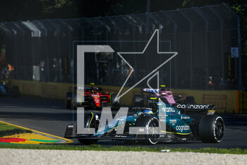 2023-04-02 - 14 ALONSO Fernando (spa), Aston Martin F1 Team AMR23, action during the Formula 1 Rolex Australian Grand Prix 2023, 3rd round of the 2023 Formula One World Championship from March 31 to April 2, 2023 on the Albert Park Circuit, in Melbourne, Australia - F1 - AUSTRALIAN GRAND PRIX 2023 - RACE - FORMULA 1 - MOTORS