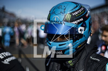 2023-04-02 - RUSSELL George (gbr), Mercedes AMG F1 Team W14, portrait during the Formula 1 Rolex Australian Grand Prix 2023, 3rd round of the 2023 Formula One World Championship from March 31 to April 2, 2023 on the Albert Park Circuit, in Melbourne, Australia - F1 - AUSTRALIAN GRAND PRIX 2023 - RACE - FORMULA 1 - MOTORS