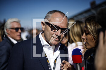2023-04-02 - DOMENICALI Stefano (ita), Chairman and CEO Formula One Group FOG, portrait during the Formula 1 Rolex Australian Grand Prix 2023, 3rd round of the 2023 Formula One World Championship from March 31 to April 2, 2023 on the Albert Park Circuit, in Melbourne, Australia - F1 - AUSTRALIAN GRAND PRIX 2023 - RACE - FORMULA 1 - MOTORS