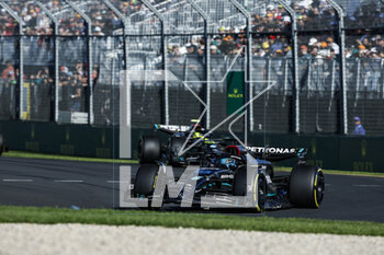 2023-04-02 - 63 RUSSELL George (gbr), Mercedes AMG F1 Team W14, action during the Formula 1 Rolex Australian Grand Prix 2023, 3rd round of the 2023 Formula One World Championship from March 31 to April 2, 2023 on the Albert Park Circuit, in Melbourne, Australia - F1 - AUSTRALIAN GRAND PRIX 2023 - RACE - FORMULA 1 - MOTORS
