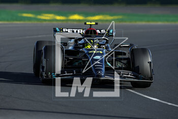 2023-04-02 - 44 HAMILTON Lewis (gbr), Mercedes AMG F1 Team W14, action during the Formula 1 Rolex Australian Grand Prix 2023, 3rd round of the 2023 Formula One World Championship from March 31 to April 2, 2023 on the Albert Park Circuit, in Melbourne, Australia - F1 - AUSTRALIAN GRAND PRIX 2023 - RACE - FORMULA 1 - MOTORS