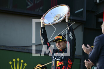 2023-04-02 - VERSTAPPEN Max (ned), Red Bull Racing RB19, portrait podium during the Formula 1 Rolex Australian Grand Prix 2023, 3rd round of the 2023 Formula One World Championship from March 31 to April 2, 2023 on the Albert Park Circuit, in Melbourne, Australia - F1 - AUSTRALIAN GRAND PRIX 2023 - RACE - FORMULA 1 - MOTORS
