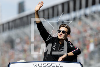 2023-04-02 - RUSSELL George (gbr), Mercedes AMG F1 Team W14, portrait during the Formula 1 Rolex Australian Grand Prix 2023, 3rd round of the 2023 Formula One World Championship from March 31 to April 2, 2023 on the Albert Park Circuit, in Melbourne, Australia - F1 - AUSTRALIAN GRAND PRIX 2023 - RACE - FORMULA 1 - MOTORS