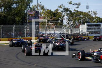 2023-04-02 - start of the race, depart, during the Formula 1 Rolex Australian Grand Prix 2023, 3rd round of the 2023 Formula One World Championship from March 31 to April 2, 2023 on the Albert Park Circuit, in Melbourne, Australia - F1 - AUSTRALIAN GRAND PRIX 2023 - RACE - FORMULA 1 - MOTORS