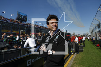 2023-04-02 - WOLFF Toto (aut), Team Principal & CEO of Mercedes AMG F1 Team, portrait during the Formula 1 Rolex Australian Grand Prix 2023, 3rd round of the 2023 Formula One World Championship from March 31 to April 2, 2023 on the Albert Park Circuit, in Melbourne, Australia - F1 - AUSTRALIAN GRAND PRIX 2023 - RACE - FORMULA 1 - MOTORS