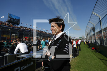 2023-04-02 - WOLFF Toto (aut), Team Principal & CEO of Mercedes AMG F1 Team, portrait during the Formula 1 Rolex Australian Grand Prix 2023, 3rd round of the 2023 Formula One World Championship from March 31 to April 2, 2023 on the Albert Park Circuit, in Melbourne, Australia - F1 - AUSTRALIAN GRAND PRIX 2023 - RACE - FORMULA 1 - MOTORS
