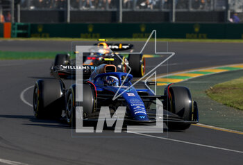 2023-04-02 - 02 SARGEANT Logan (usa), Williams Racing FW45, action during the Formula 1 Rolex Australian Grand Prix 2023, 3rd round of the 2023 Formula One World Championship from March 31 to April 2, 2023 on the Albert Park Circuit, in Melbourne, Australia - F1 - AUSTRALIAN GRAND PRIX 2023 - RACE - FORMULA 1 - MOTORS