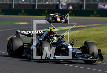 2023-04-02 - 44 HAMILTON Lewis (gbr), Mercedes AMG F1 Team W14, action during the Formula 1 Rolex Australian Grand Prix 2023, 3rd round of the 2023 Formula One World Championship from March 31 to April 2, 2023 on the Albert Park Circuit, in Melbourne, Australia - F1 - AUSTRALIAN GRAND PRIX 2023 - RACE - FORMULA 1 - MOTORS