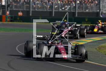 2023-04-02 - 24 ZHOU Guanyu (chi), Alfa Romeo F1 Team Stake C43, action during the Formula 1 Rolex Australian Grand Prix 2023, 3rd round of the 2023 Formula One World Championship from March 31 to April 2, 2023 on the Albert Park Circuit, in Melbourne, Australia - F1 - AUSTRALIAN GRAND PRIX 2023 - RACE - FORMULA 1 - MOTORS
