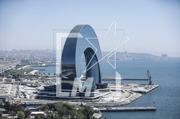 2023-04-27 - Baku city buildings landscape, paysage during the Formula 1 Azerbaijan Grand Prix 2023, 4th round of the 2023 Formula One World Championship from April 28 to 30, 2023 on the Baku City Circuit, in Baku, Azerbaijan - F1 - AZERBAIJAN GRAND PRIX 2023 - FORMULA 1 - MOTORS