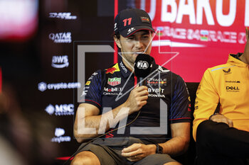 2023-04-27 - PEREZ Sergio (mex), Red Bull Racing RB19, portrait during the Formula 1 Azerbaijan Grand Prix 2023, 4th round of the 2023 Formula One World Championship from April 28 to 30, 2023 on the Baku City Circuit, in Baku, Azerbaijan - F1 - AZERBAIJAN GRAND PRIX 2023 - FORMULA 1 - MOTORS