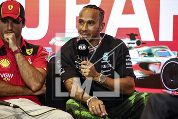 2023-04-27 - HAMILTON Lewis (gbr), Mercedes AMG F1 Team W14, portrait during the Formula 1 Azerbaijan Grand Prix 2023, 4th round of the 2023 Formula One World Championship from April 28 to 30, 2023 on the Baku City Circuit, in Baku, Azerbaijan - F1 - AZERBAIJAN GRAND PRIX 2023 - FORMULA 1 - MOTORS
