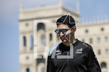 2023-04-27 - OCON Esteban (fra), Alpine F1 Team A523, portrait during the Formula 1 Azerbaijan Grand Prix 2023, 4th round of the 2023 Formula One World Championship from April 28 to 30, 2023 on the Baku City Circuit, in Baku, Azerbaijan - F1 - AZERBAIJAN GRAND PRIX 2023 - FORMULA 1 - MOTORS
