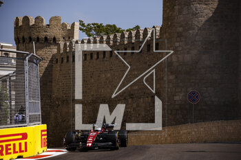 2023-04-28 - 77 BOTTAS Valtteri (fin), Alfa Romeo F1 Team Stake C43, action during the Formula 1 Azerbaijan Grand Prix 2023, 4th round of the 2023 Formula One World Championship from April 28 to 30, 2023 on the Baku City Circuit, in Baku, Azerbaijan - F1 - AZERBAIJAN GRAND PRIX 2023 - FORMULA 1 - MOTORS