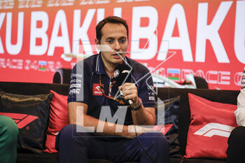2023-04-28 - Marco Perrone (AlphaTauri) during the Formula 1 Azerbaijan Grand Prix 2023, 4th round of the 2023 Formula One World Championship from April 28 to 30, 2023 on the Baku City Circuit, in Baku, Azerbaijan - F1 - AZERBAIJAN GRAND PRIX 2023 - FORMULA 1 - MOTORS
