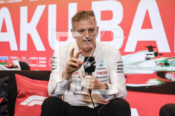 2023-04-28 - THOMAS Rob, Chief Operating Officer of Mercedes AMG F1 Team, portrait during the Formula 1 Azerbaijan Grand Prix 2023, 4th round of the 2023 Formula One World Championship from April 28 to 30, 2023 on the Baku City Circuit, in Baku, Azerbaijan - F1 - AZERBAIJAN GRAND PRIX 2023 - FORMULA 1 - MOTORS