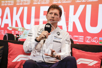 2023-04-28 - VOWLES James, Team Principal of Williams Racing, portrait during the Formula 1 Azerbaijan Grand Prix 2023, 4th round of the 2023 Formula One World Championship from April 28 to 30, 2023 on the Baku City Circuit, in Baku, Azerbaijan - F1 - AZERBAIJAN GRAND PRIX 2023 - FORMULA 1 - MOTORS