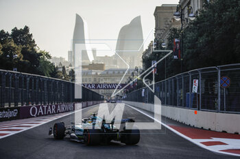 2023-04-28 - 14 ALONSO Fernando (spa), Aston Martin F1 Team AMR23, action during the Formula 1 Azerbaijan Grand Prix 2023, 4th round of the 2023 Formula One World Championship from April 28 to 30, 2023 on the Baku City Circuit, in Baku, Azerbaijan - F1 - AZERBAIJAN GRAND PRIX 2023 - FORMULA 1 - MOTORS