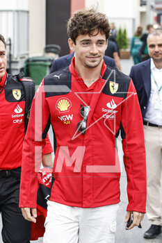 2023-04-28 - LECLERC Charles (mco), Scuderia Ferrari SF-23, portrait during the Formula 1 Azerbaijan Grand Prix 2023, 4th round of the 2023 Formula One World Championship from April 28 to 30, 2023 on the Baku City Circuit, in Baku, Azerbaijan - F1 - AZERBAIJAN GRAND PRIX 2023 - FORMULA 1 - MOTORS