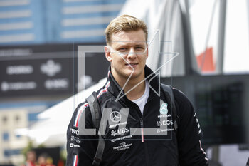 2023-04-28 - SCHUMACHER Mick (ger), Reserve Driver of Mercedes AMG F1 Team, portrait during the Formula 1 Azerbaijan Grand Prix 2023, 4th round of the 2023 Formula One World Championship from April 28 to 30, 2023 on the Baku City Circuit, in Baku, Azerbaijan - F1 - AZERBAIJAN GRAND PRIX 2023 - FORMULA 1 - MOTORS