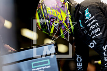 2023-04-28 - HAMILTON Lewis (gbr), Mercedes AMG F1 Team W14, portrait during the Formula 1 Azerbaijan Grand Prix 2023, 4th round of the 2023 Formula One World Championship from April 28 to 30, 2023 on the Baku City Circuit, in Baku, Azerbaijan - F1 - AZERBAIJAN GRAND PRIX 2023 - FORMULA 1 - MOTORS