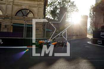 2023-04-28 - 04 NORRIS Lando (gbr), McLaren F1 Team MCL60, action during the Formula 1 Azerbaijan Grand Prix 2023, 4th round of the 2023 Formula One World Championship from April 28 to 30, 2023 on the Baku City Circuit, in Baku, Azerbaijan - F1 - AZERBAIJAN GRAND PRIX 2023 - FORMULA 1 - MOTORS
