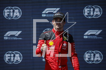 2023-04-29 - LECLERC Charles (mco), Scuderia Ferrari SF-23, portrait pole position during the Formula 1 Azerbaijan Grand Prix 2023, 4th round of the 2023 Formula One World Championship from April 28 to 30, 2023 on the Baku City Circuit, in Baku, Azerbaijan - F1 - AZERBAIJAN GRAND PRIX 2023 - FORMULA 1 - MOTORS