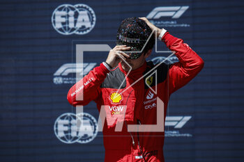 2023-04-29 - LECLERC Charles (mco), Scuderia Ferrari SF-23, portrait pole position during the Formula 1 Azerbaijan Grand Prix 2023, 4th round of the 2023 Formula One World Championship from April 28 to 30, 2023 on the Baku City Circuit, in Baku, Azerbaijan - F1 - AZERBAIJAN GRAND PRIX 2023 - FORMULA 1 - MOTORS