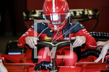 2023-04-29 - LECLERC Charles (mco), Scuderia Ferrari SF-23, portrait during the Formula 1 Azerbaijan Grand Prix 2023, 4th round of the 2023 Formula One World Championship from April 28 to 30, 2023 on the Baku City Circuit, in Baku, Azerbaijan - F1 - AZERBAIJAN GRAND PRIX 2023 - FORMULA 1 - MOTORS