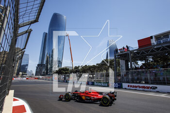 2023-04-29 - 16 LECLERC Charles (mco), Scuderia Ferrari SF-23, action during the Formula 1 Azerbaijan Grand Prix 2023, 4th round of the 2023 Formula One World Championship from April 28 to 30, 2023 on the Baku City Circuit, in Baku, Azerbaijan - F1 - AZERBAIJAN GRAND PRIX 2023 - FORMULA 1 - MOTORS