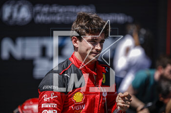 2023-04-29 - LECLERC Charles (mco), Scuderia Ferrari SF-23, portrait during the Formula 1 Azerbaijan Grand Prix 2023, 4th round of the 2023 Formula One World Championship from April 28 to 30, 2023 on the Baku City Circuit, in Baku, Azerbaijan - F1 - AZERBAIJAN GRAND PRIX 2023 - FORMULA 1 - MOTORS